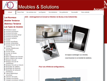 Tablet Screenshot of meublesetsolutions.com